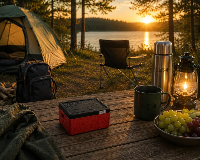 KÄNGABOX Thermobox beim Camping
