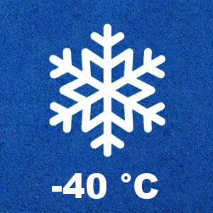Resistente al freddo fino a −40 °C